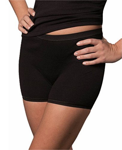 con-ta Pagenschlüpfer, weiche Unterwäsche aus Baumwolle und Angora, warme Damenunterwäsche, Bequeme Panty, in Schwarz, Größe: 48 von con-ta