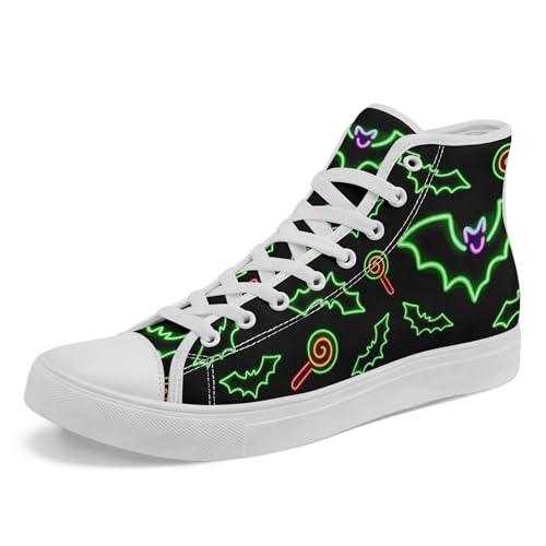 Stylische High-Top Canvas Sneaker für Männer und Frauen – Atmungsaktive, Bequeme Streetwear-Schuhe für den Alltag Feiertage – Flache GEH-Schuhe Stylische High-Top Canvas Sneaker für Männer und Frauen – Atmungsaktive, Bequeme Streetwear-Schuhe für den Alltag Feiertage – Flache GEH-Schuhe von coolcustomize
