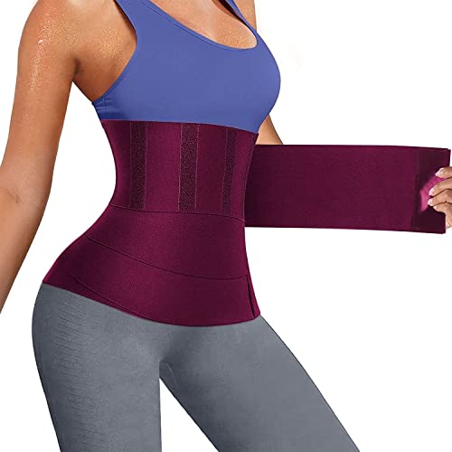 crazy bean Damen Waist Trainer Verstellbarer Korsett Bauch Wickelgürtel Unsichtbarer Wickelgürtel Taillenformer Abnehmen von crazy bean