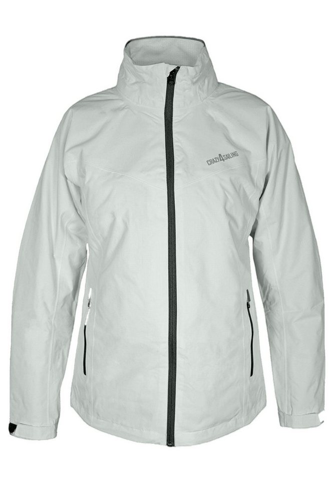 crazy4sailing Outdoorjacke Amalfi Basic Funktionsjacke wasserdicht abnehmbare Kapuze von crazy4sailing