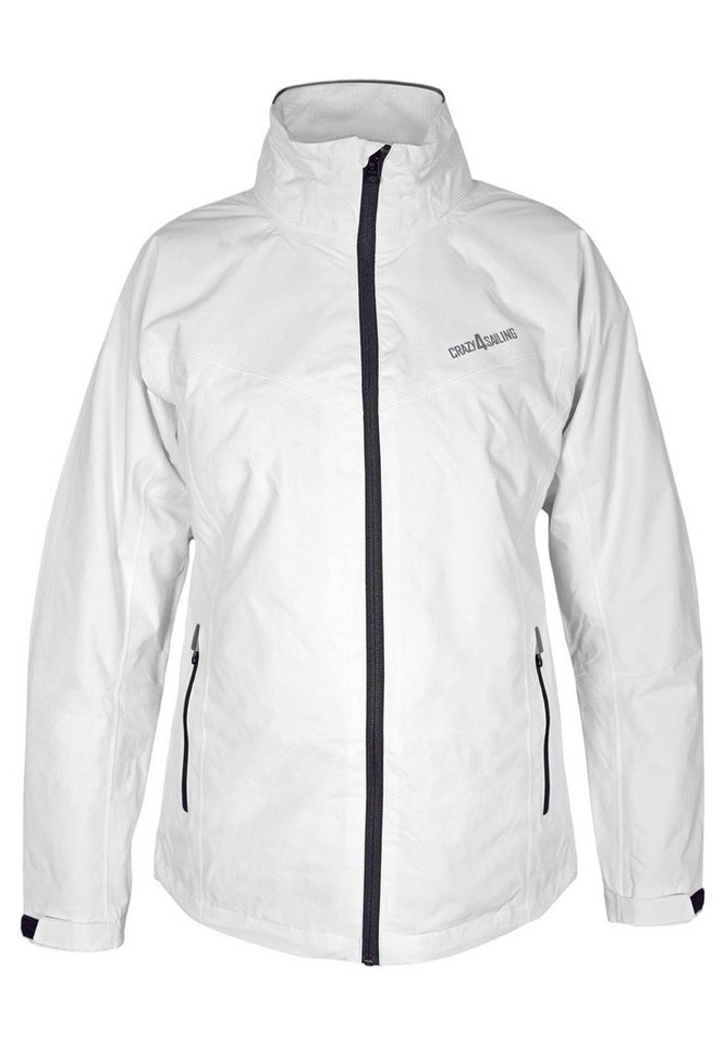 crazy4sailing Outdoorjacke Amalfi Basic Funktionsjacke wasserdicht abnehmbare Kapuze von crazy4sailing