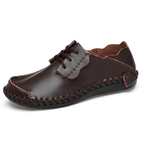 Herren-Halbschuhe, weiches Echtleder, bequeme Wanderschuhe, Fahrschuhe, Freizeitschuhe, 7, 38 2/3 EU von crazynekos