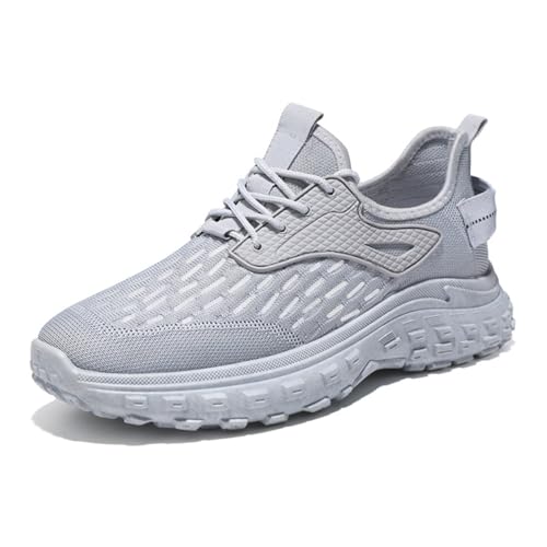 Herren Mesh Atmungsaktive Sneaker Weich Leichte Dämpfung Laufschuhe, grau, 39 1/3 EU von crazynekos