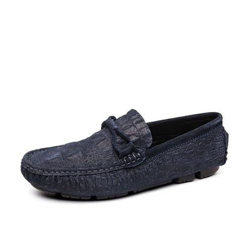 crazynekos Herren-Slipper aus hochwertigem Echtleder, zum Hineinschlüpfen, lässig, zum Fahren, 5, 40 2/3 EU von crazynekos