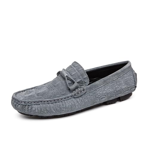 crazynekos Herren-Slipper aus hochwertigem Echtleder, zum Hineinschlüpfen, lässig, zum Fahren, 6, 39 1/3 EU von crazynekos