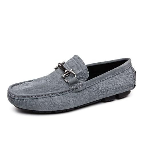 crazynekos Herren-Slipper aus hochwertigem Echtleder, zum Hineinschlüpfen, lässig, zum Fahren, 7, 39 1/3 EU von crazynekos