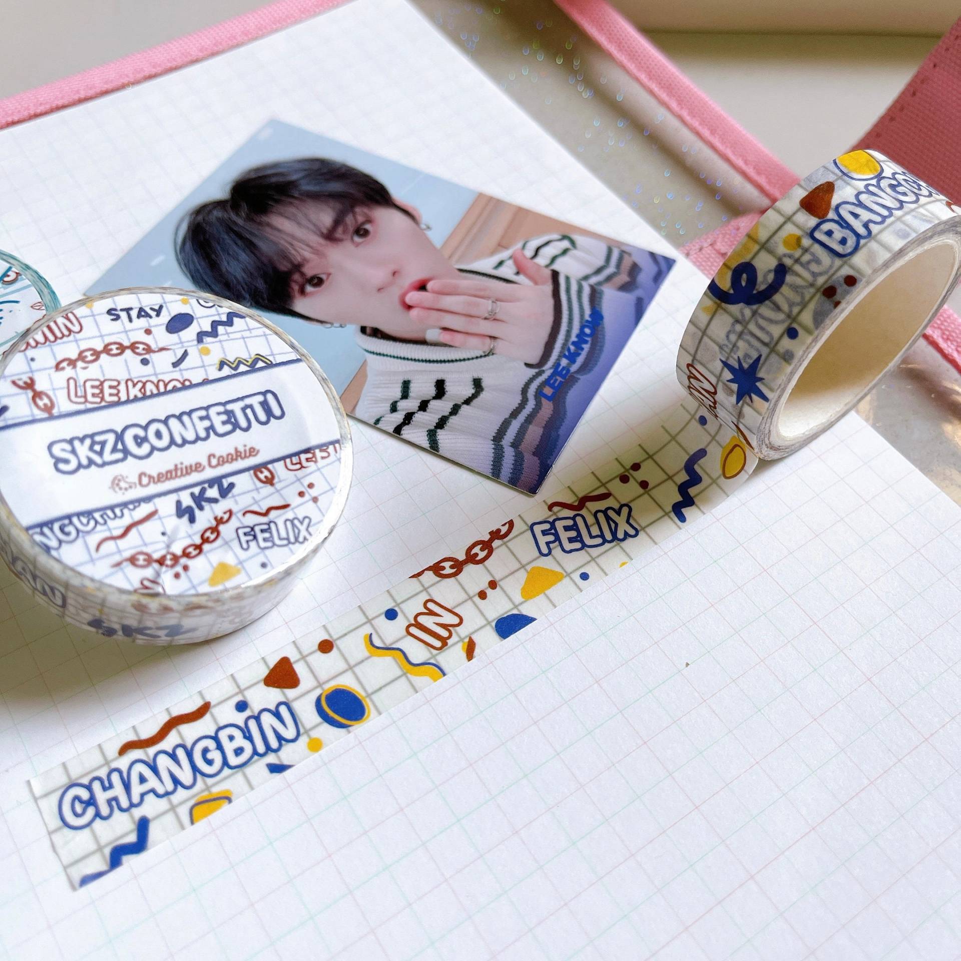 stray Kids Konfetti Washi Tape | Kpop Journal Deco Bujo Planer Kreativer Keks von creativecookieph