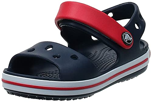 Crocs unisex-child Crocband Sandal Sandal, Navy/Red, 30/31 EU von Crocs