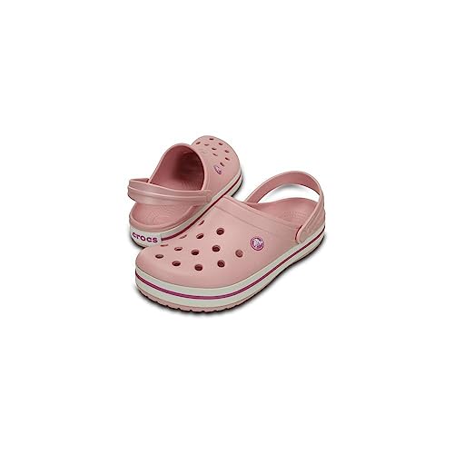 Crocs Unisex Adult Crocband Clog, Pearl Pink/Wild Orchid,37/38 EU von Crocs