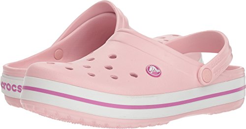 Crocs Unisex Adult Crocband Clog, Pearl Pink/Wild Orchid,42/43 EU von Crocs