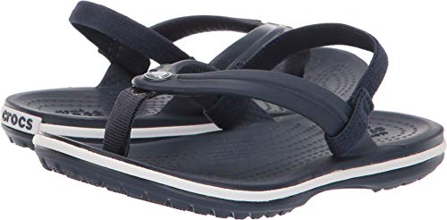 Crocs Unisex Kinder Crocband Strap Flip, Navy, 23-24 von Crocs