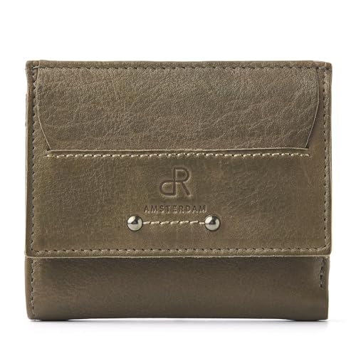 dR Amsterdam Billfold, Olive, Small von dR Amsterdam