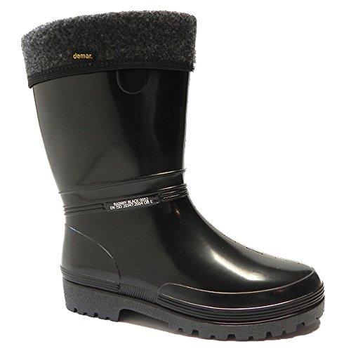 DEMAR Gummistiefel gefüttert RAINNY LUX (37/38, schwarz) von DEMAR