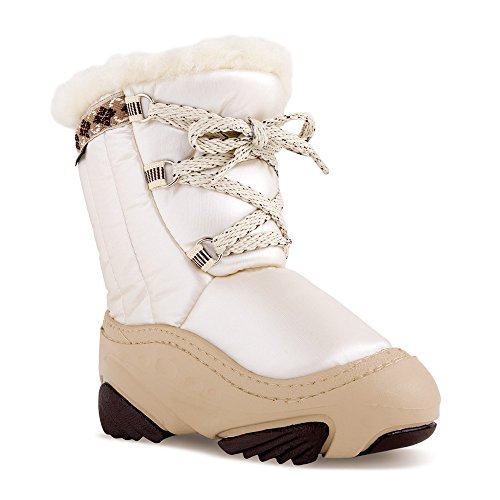 DEMAR Kinder Winterstiefel mit WOLLE gefüttert JOY (20/21, beige) von DEMAR