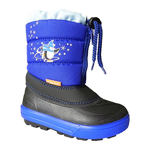 DEMAR. Kinder Winterstiefel mit Wolle gefüttert Kenny (20/21, blau) von DEMAR