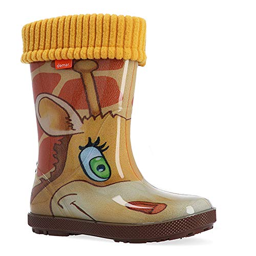 demar. Kinder Gummistiefel gefüttert Hawai Lux - Giraffe - Gr. 24/25 von demar.