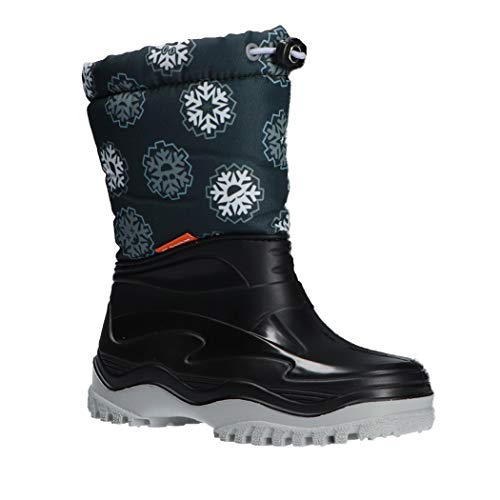 DEMAR. Kinder Übergangs- Winterstiefel Schuhe gefüttert Pico Light (Schwarz, 30/31) von DEMAR