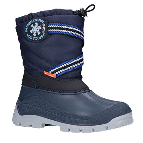 DEMAR. Winterstiefel mit Wolle gefüttert Snow Lake (31/32, dunkelblau) von DEMAR