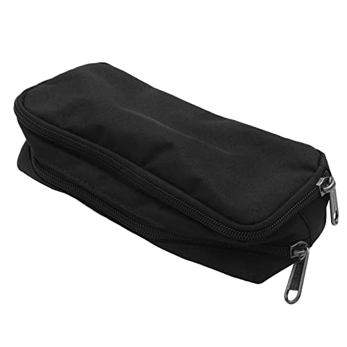 dieyyuca Stift Federmäppchen mit großer Kapazität Oxford Aufbewahrung Tasche Stift Etui Einfache Schreibwaren Tasche für Schul und Büro Organizer Schwarz von dieyyuca