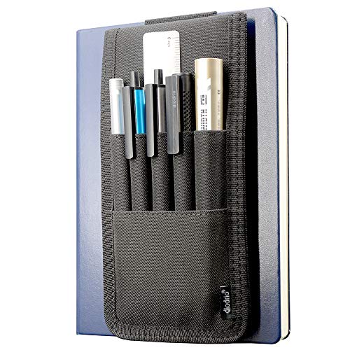 diodrio Stifthalter, Stifthalter, Stifthülle für Hardcover Journals, Notizbücher, Bücher, Ordner, Halten Sie Multi-Stifte Bleistifte Lineale Langlebige Stoffe, abnehmbar, Gummiband Schwarz diodrio Stifthalter, Stifthalter, Stifthülle für Hardcover Journals, Notizbücher, Bücher, Ordner, Halten Sie Multi-Stifte Bleistifte Lineale Langlebige Stoffe, abnehmbar, Gummiband Schwarz von diodrio