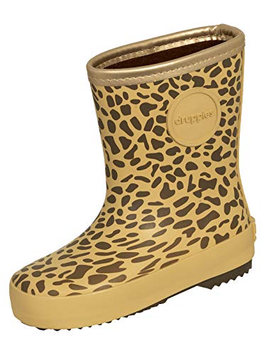 druppies® Regenstiefel Kinderstiefel Leopard beige 33 von druppies