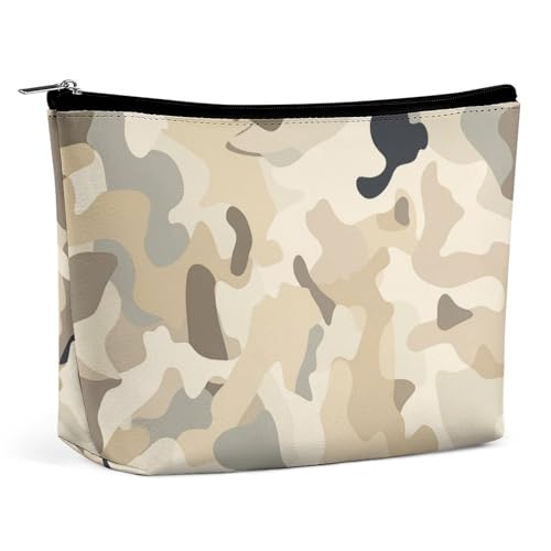 Make-up-Tasche, personalisierte Kosmetiktasche für Damen, camouflage, 7.3cm L x 15cm W x 5.9cm H, Kosmetiktasche von ducanll