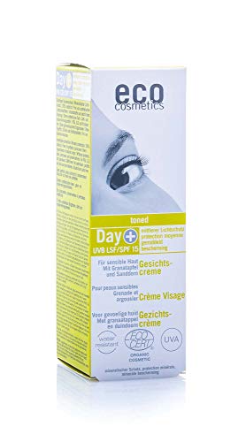 eco cosmetics LSF 15 Gesichtscreme, getönte Tagescreme - 1er Pack (1 x 50 ml) von Eco Cosmetics