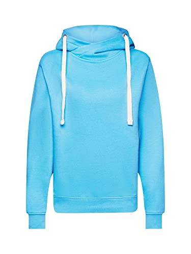 ESPRIT Damen 993CC1J302 Kapuzenpullover, 470/TURQUOISE, XS von ESPRIT