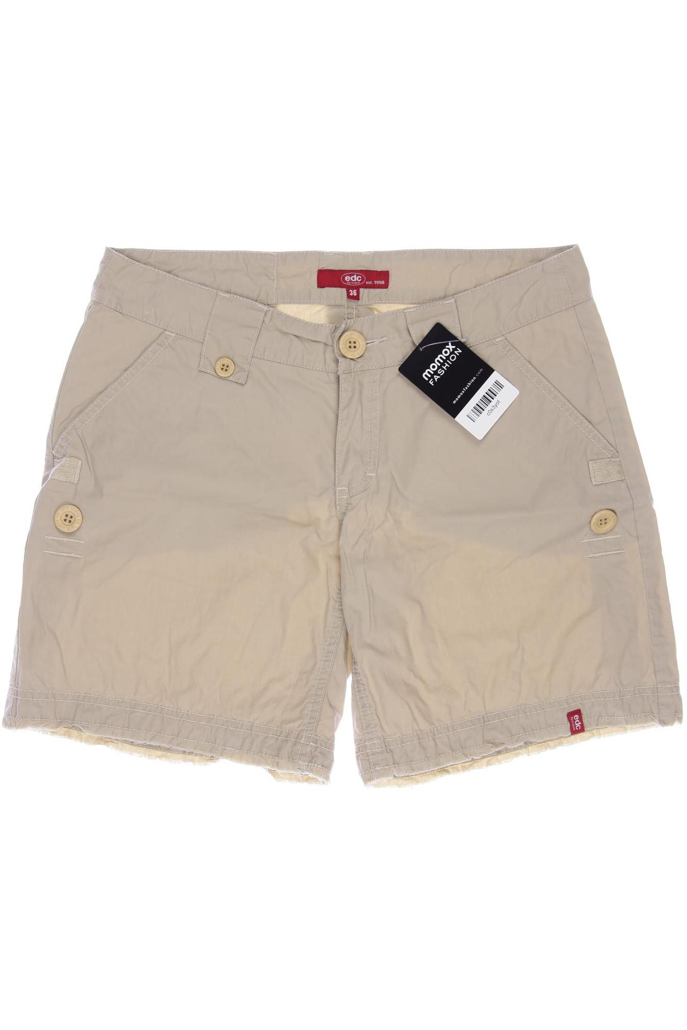 edc by Esprit Damen Shorts, beige, Gr. 36 von edc by esprit