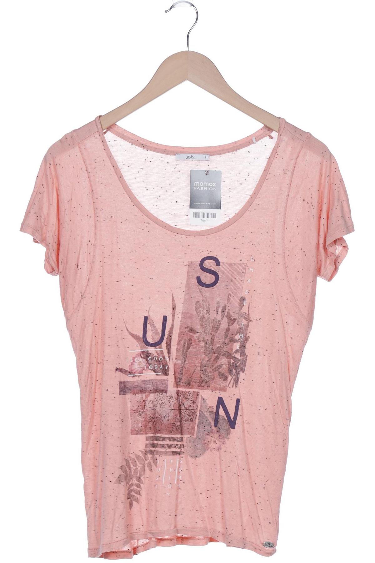 edc by Esprit Damen T-Shirt, pink, Gr. 36 von edc by esprit