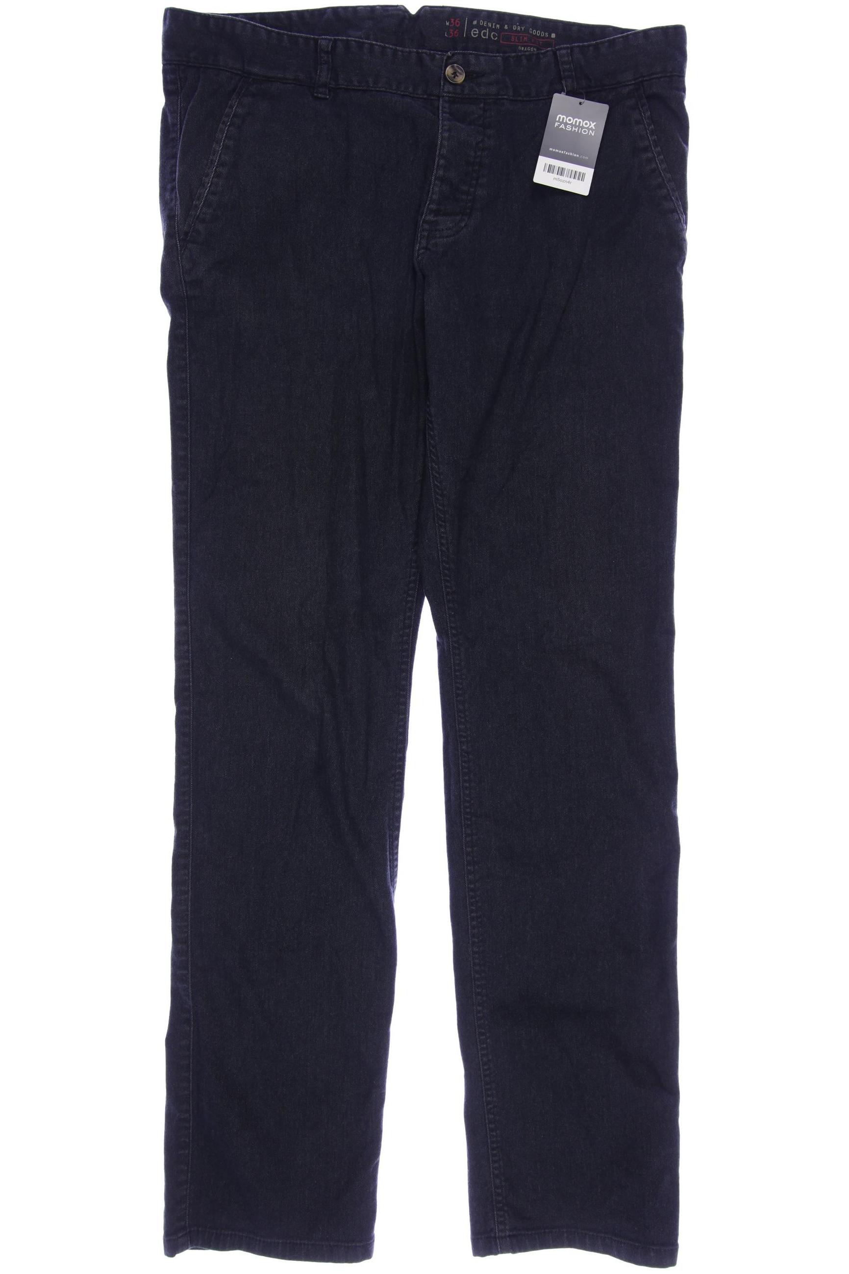 edc by Esprit Herren Stoffhose, grau, Gr. 54 von edc by esprit