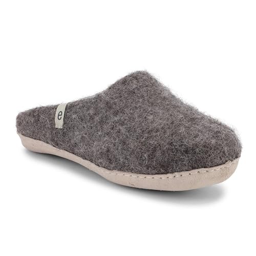 egos Hausschuhe Damen und Herren 38 Naturbraun | Warme und Bequeme Filzschuhe für Winter und Sommer | Handgefertigte Filzhausschuhe Damen aus 100% natürlicher Wolle egos Hausschuhe Damen und Herren 38 Naturbraun | Warme und Bequeme Filzschuhe für Winter und Sommer | Handgefertigte Filzhausschuhe Damen aus 100% natürlicher Wolle von egos