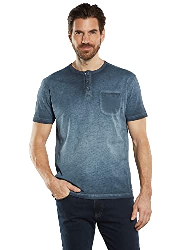 engbers Herren Herren Henley-Shirt Regular, 34537, 34537, Saphirblau in Größe M von engbers