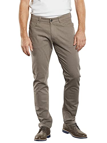 engbers Herren Herren 5-Pocket Hose Regular, 34224, 34224, Braunbeige in Größe 50 von engbers