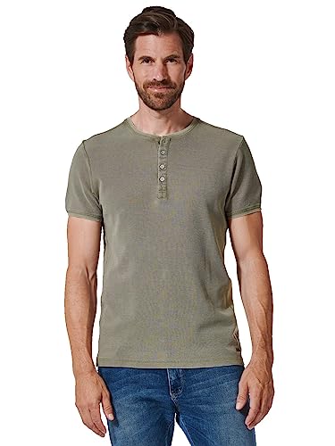 engbers Herren Herren Henley-Shirt Uni, 35354, 35354, Braunbeige in Größe L von engbers