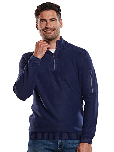 engbers Herren Herren Pullover Stehkragen, 32443, 32443, Saphirblau in Größe 4XL von engbers