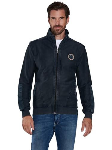 engbers Herren Herren Sweatjacke mit Stehkragen, 36148, 36148, Saphirblau in Größe XXL von engbers