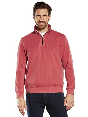 engbers Herren Herren Sweatshirt mit Stehkragen, 34854, 34854, Hellrot in Größe XL von engbers