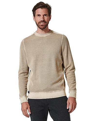 engbers Herren Herren Sweatshirt strukturiert, 35314, 35314, Braunbeige in Größe M von engbers