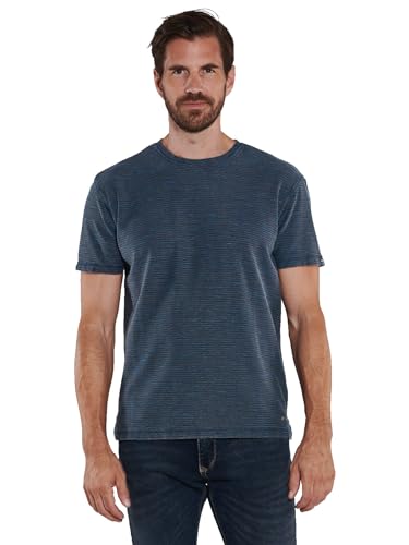 engbers Herren Herren T-Shirt strukturiert, 36156, 36156, Saphirblau in Größe XL von engbers