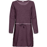 Sweatkleid, Langarm aus Bio-Baumwolle, plum melange von Waschbär