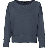 Sweatshirt aus reiner Bio-Baumwolle, nachtblau von Waschbär