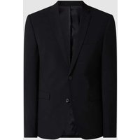 Esprit Collection Slim Fit 2-Knopf-Sakko mit Stretch-Anteil in Black, Größe 102 von esprit collection