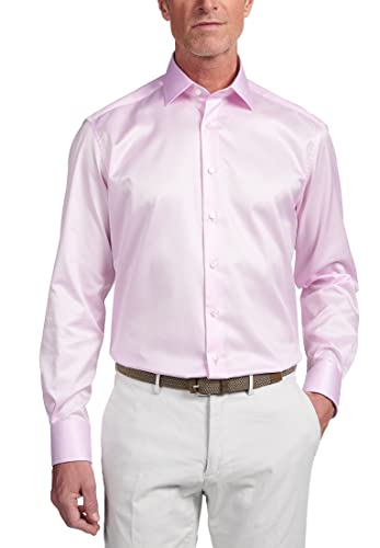 ETERNA Comfort Fit 1863 Hemd super Langer Arm Twill rosa Größe 44 von ETERNA