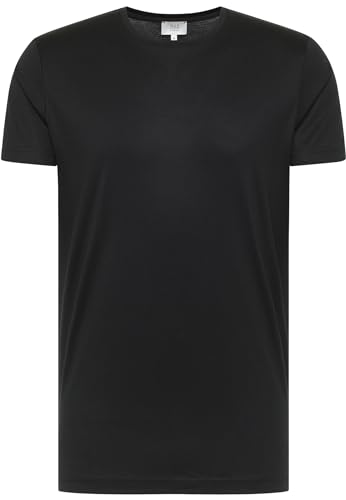 ETERNA Herren T-Shirt mit Rundhals schwarz 2XL_H von ETERNA