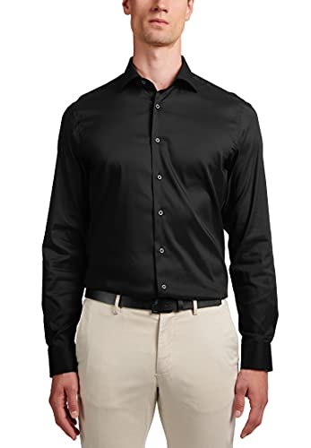 eterna Herren Performance Shirt Slim FIT 1/1 schwarz 42_H_1/1 von ETERNA