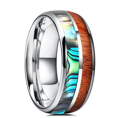 exdas Ring Ringe Damen Bijouterie Herren 8Mm Herrenringe Ringe Für Männer Frauen Ehering 10 Stil1 von exdas