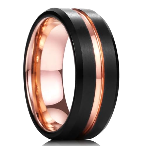 exdas Ring Ringe Damen Bijouterie Herren 8Mm Ringe Für Männer Frauen Inlay Gelbe Muschel Poliert Männer Ringe Hochzeit Party 7 Style33 von exdas