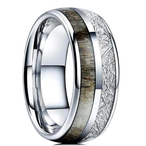 exdas Ring Ringe Damen Bijouterie Herren Mode 8Mm Männer Schwarze Ringe Ringe Für Männer Frauen Hochzeit Band Geschenke 7 Style29 von exdas