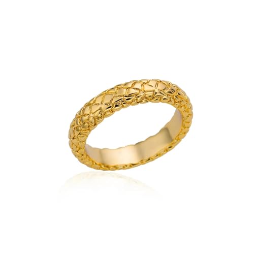 exdas Ring Ringe Damen Bijouterie Herren Ring Für Frauen, Einfache Paar-Fingerringe, Hochzeit, 7 L1 von exdas